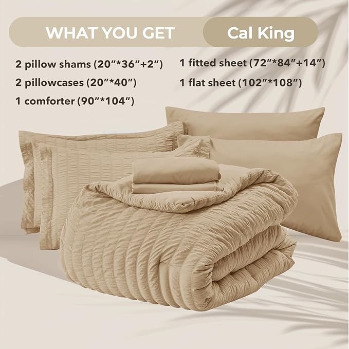 Comforter Set - California King - 7 Piece