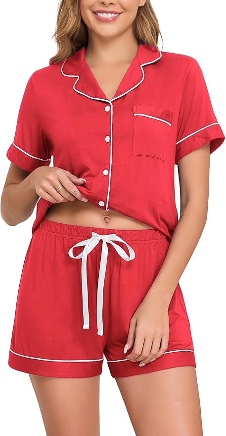 Pajama Set - Short Sleeve - 2 Piece