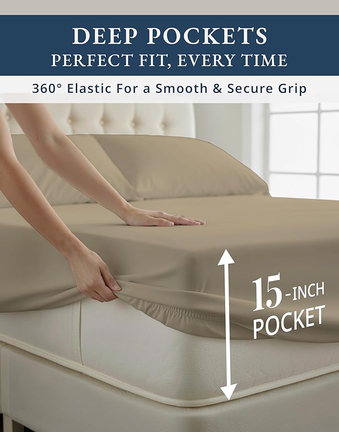 Linen Cooling Bed Sheet Set - Twin