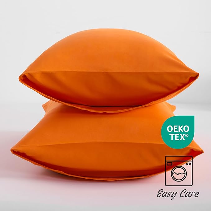 Microfiber Pillowcase Set - King - 20 x 36 in - 2 Pack - 2 Piece