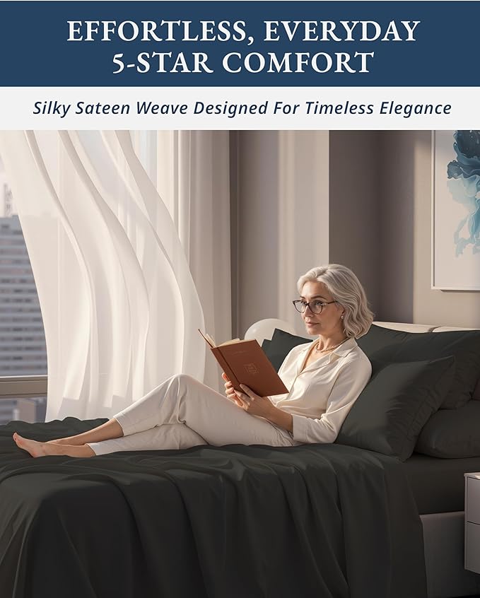 Linen Cooling Bed Sheet Set - Full