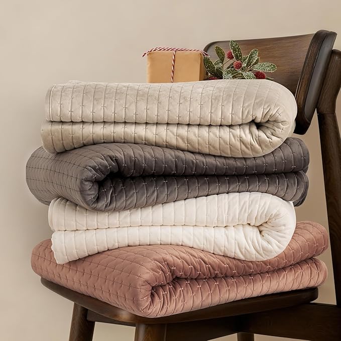 Velvet Quilt Set - King - 3 Piece