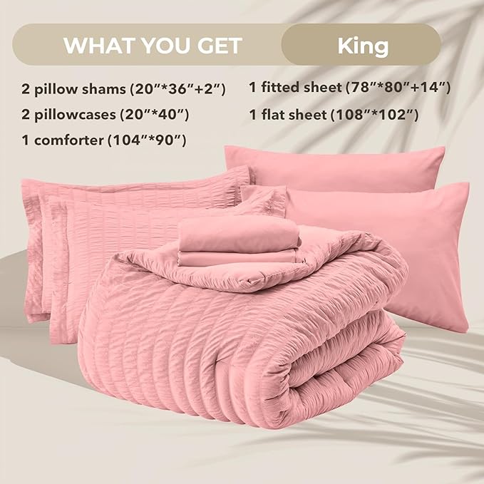 Comforter Set - King - 7 Piece