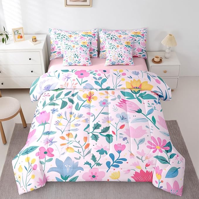 Microfiber Comforter Set - Queen - 7 Piece