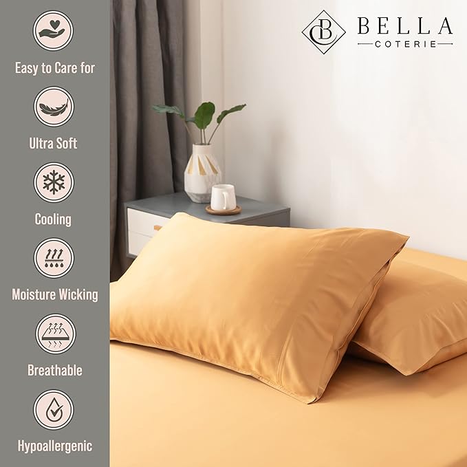 Bamboo Cooling Pillowcase Set - Standard - 2 Piece