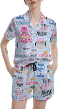 Women's Pajama Set - Short Sleeve - 2 Piece