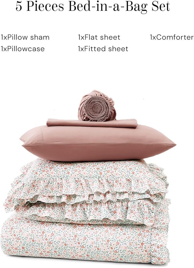 Comforter Set - Twin XL - 5 Piece