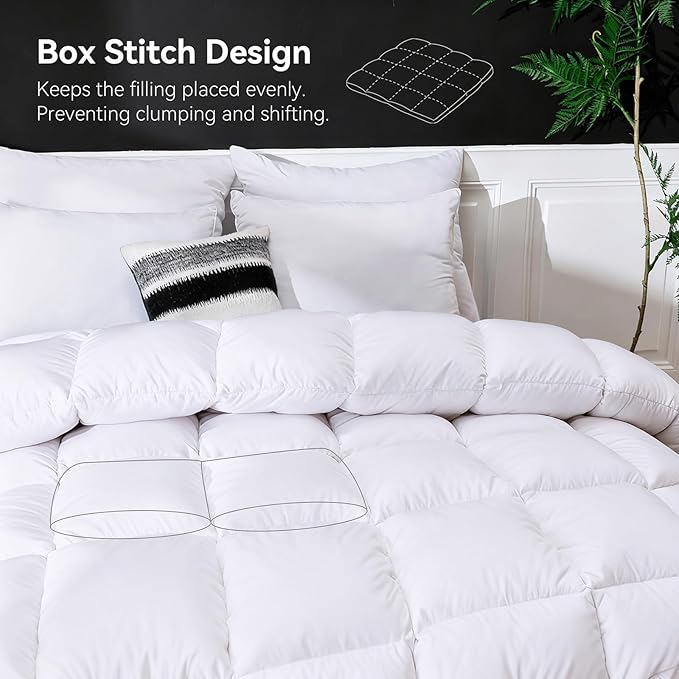 Duvets Down Comforter - King - 116 x 94 in