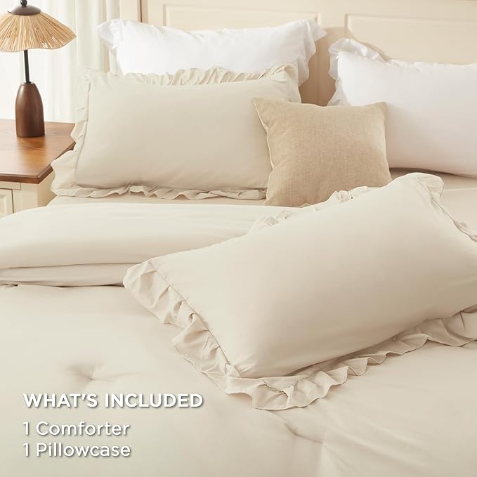 Microfiber Comforter Set - Twin - 66 x 90 in - 2 Piece