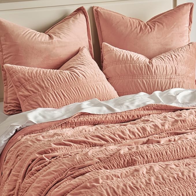 Velvet Quilt Set - King