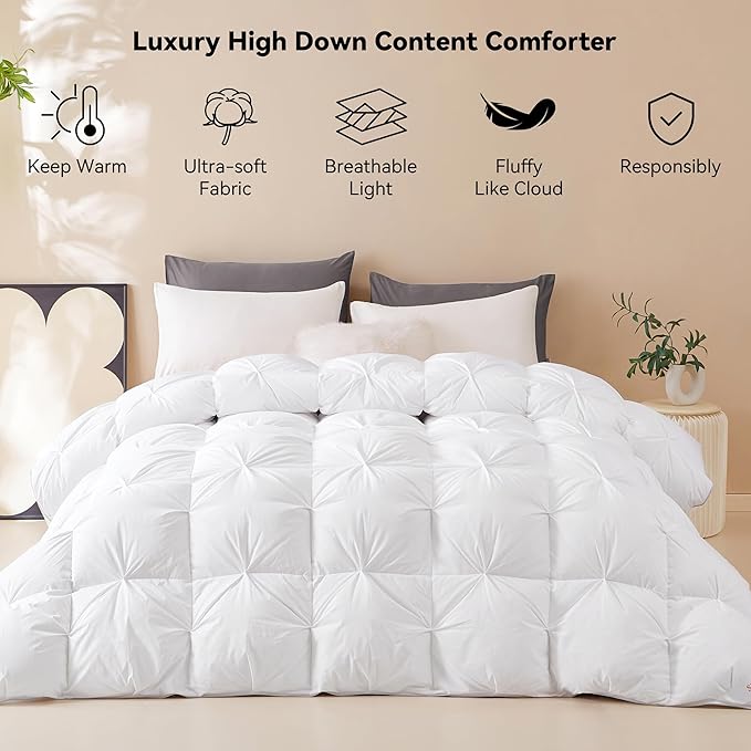 Duvets Down Comforter - King