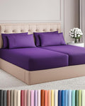 Cooling Bed Sheet Set - Split King - 16 in Deep Pocket - 7 Piece