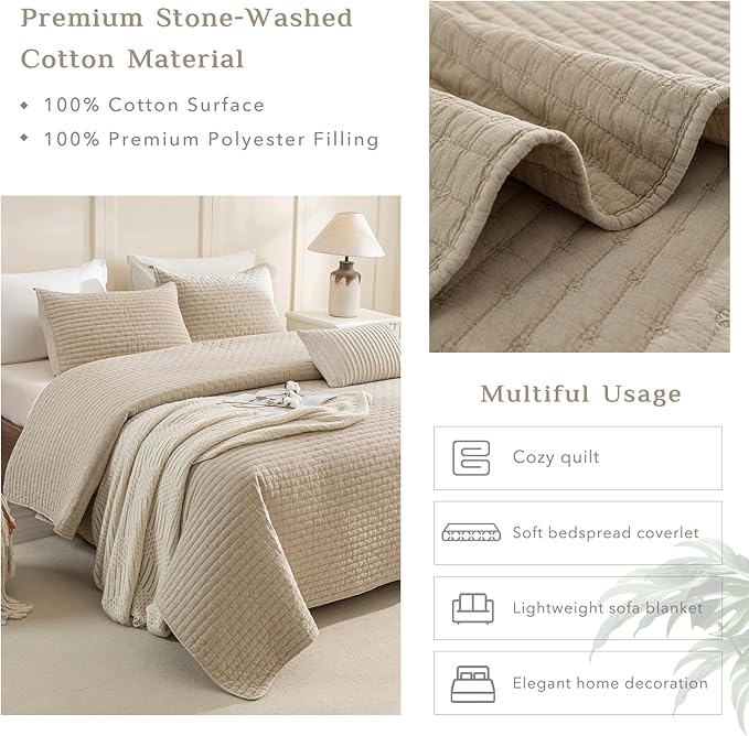 Bedding Set - Queen - 3 Piece