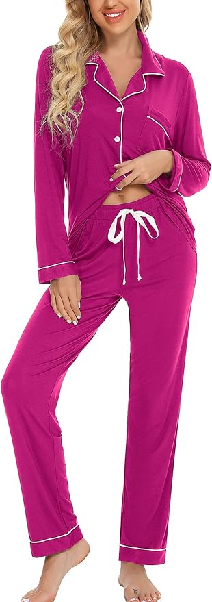 Women's Pants Pajama Set - Long Sleeve - 2 Piece