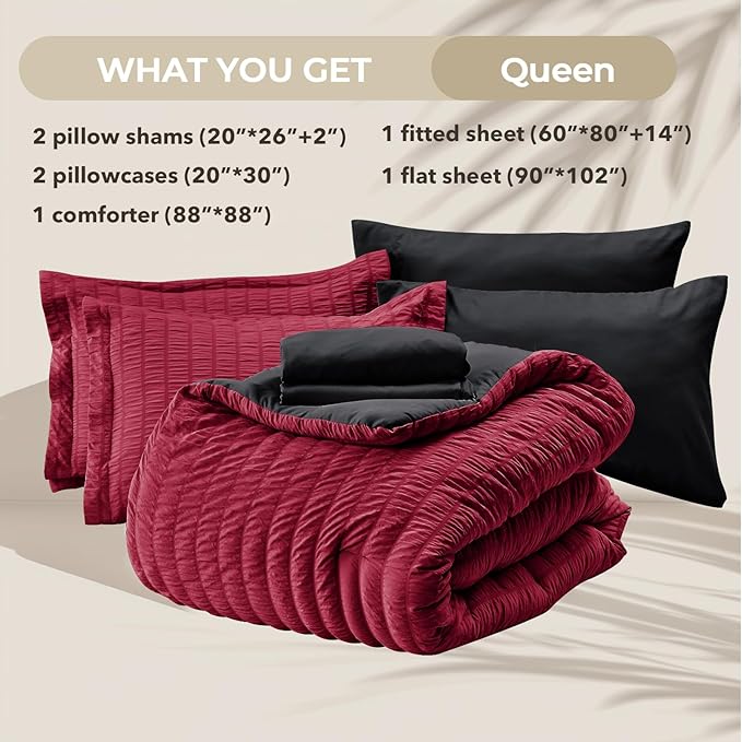 Comforter Set - Queen - 7 Piece