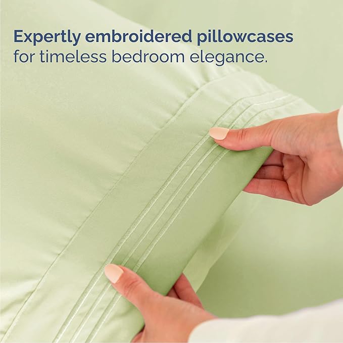 Cooling Bed Sheet Set - Queen - 4 Piece