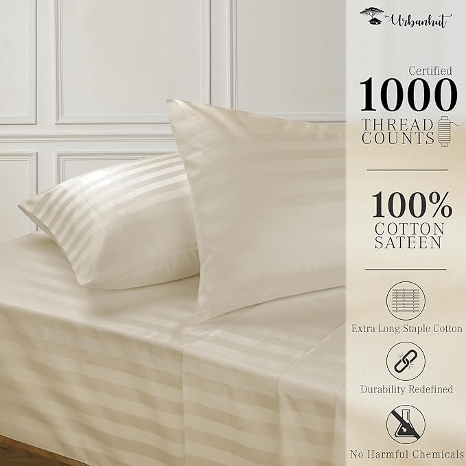 Bed Sheet Set - Twin - 16 in Deep Pocket - 4 Piece