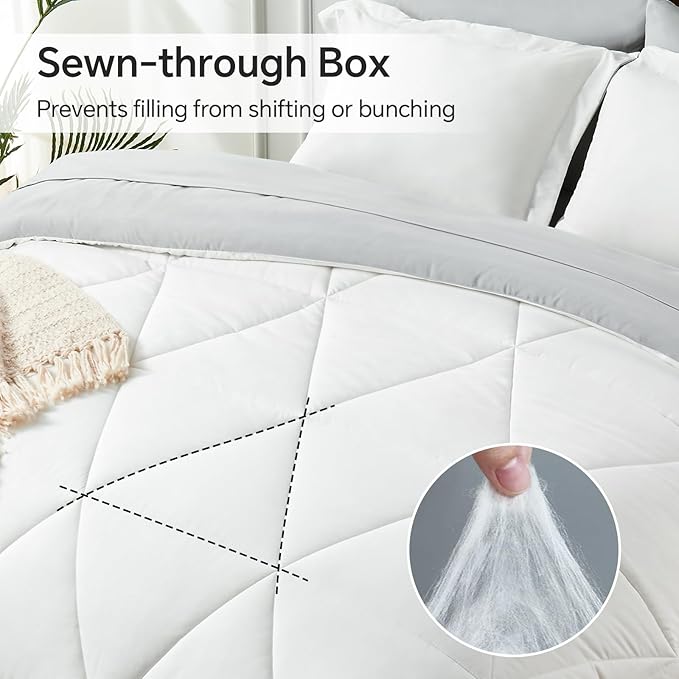 Microfiber Comforter Set - Queen - 7 Piece