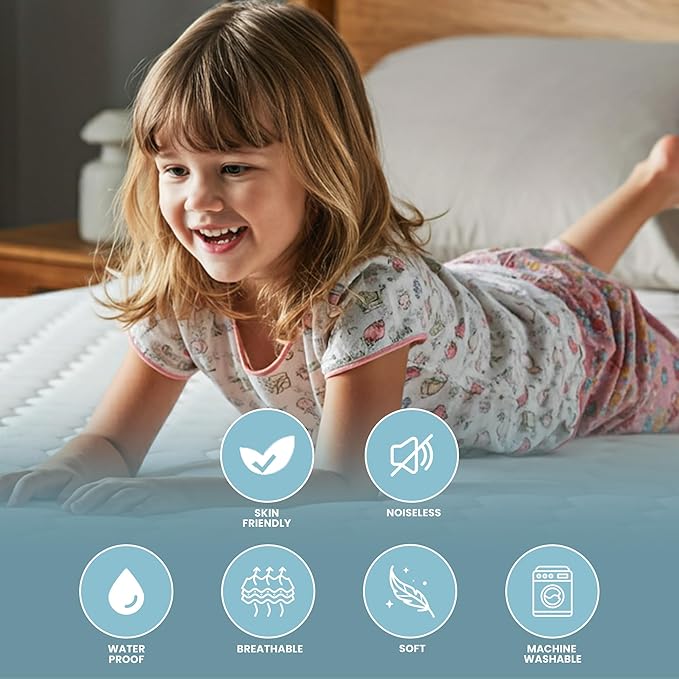 Waterproof Mattress Protector - Queen - 16 in Deep Pocket