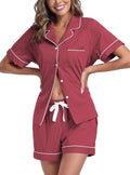 100% Cotton Pajama Set - Short Sleeve - 2 Piece