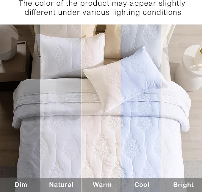 Microfiber Quilt Set - Queen - 3 Piece