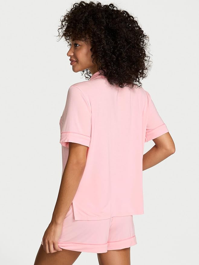 Women's Shorts Pajama Set - Short Sleeve - 2 Piece