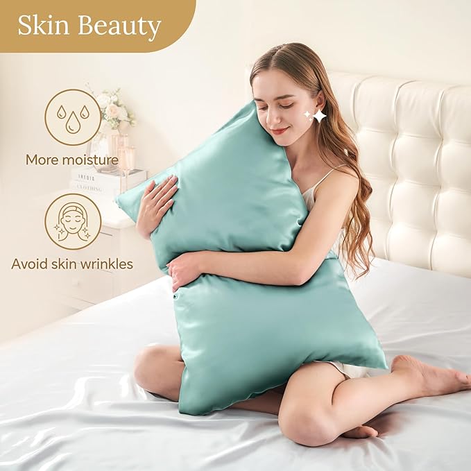 Mulberry Silk Pillowcase Set - King - 2 Pack - 2 Piece
