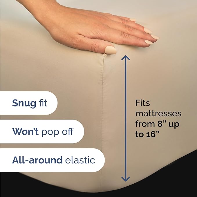 Cooling Bed Sheet Set - Twin - 3 Piece