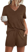Women's Pajama Set - Short Sleeve - 2 Piece