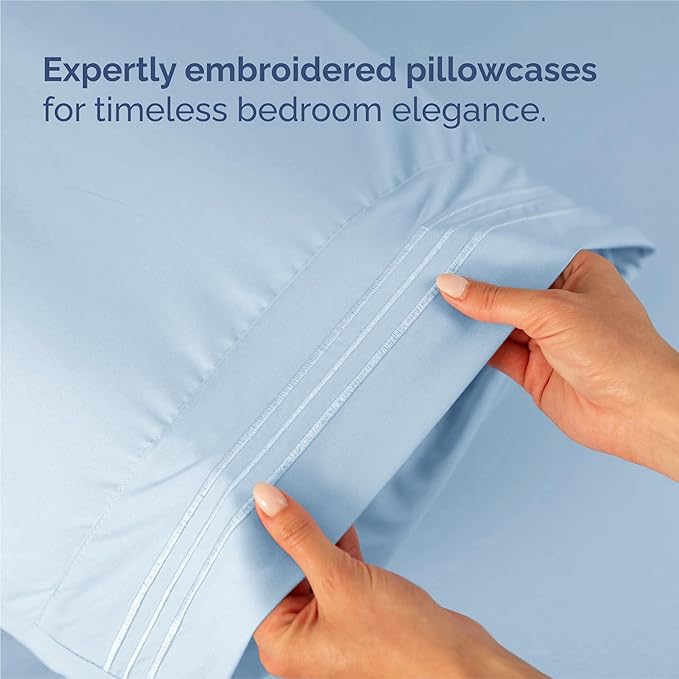 Cooling Bed Sheet Set - Split King - 5 Piece
