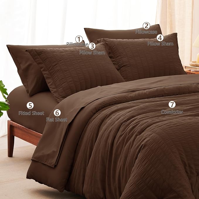 Down Alternative Comforter Set - Queen - 7 Piece