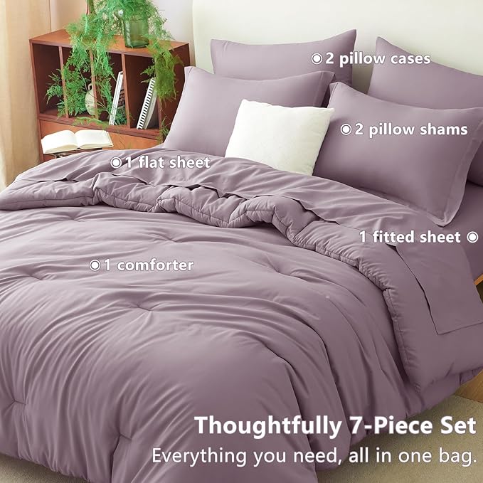 Down Alternative Comforter Set - Full - 7 Piece