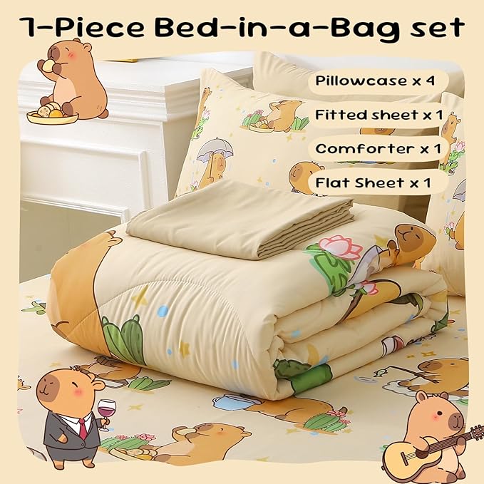 Comforter Set - Queen - 7 Piece