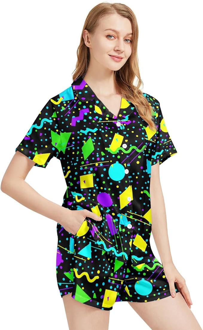 Women's Pajama Set - Short Sleeve - 2 Piece