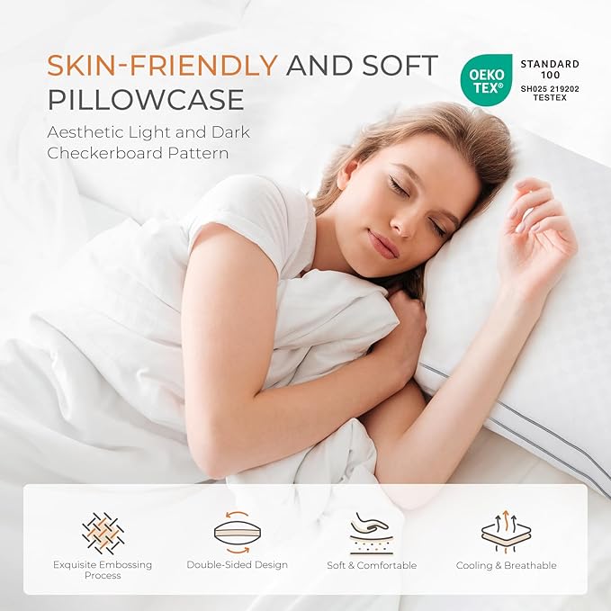 Bed Pillow - Queen - 2 Piece