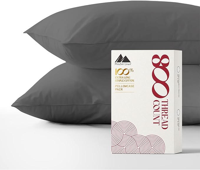 Linen Pillowcase Set - Queen - 2 Piece
