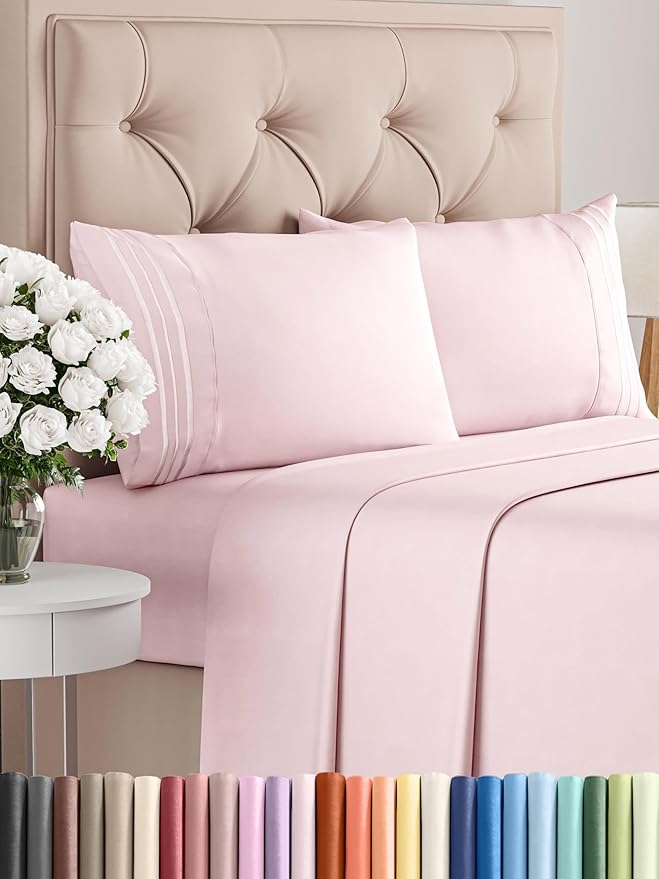 Cooling Bed Sheet Set - King - 4 Piece