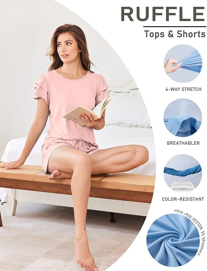 Shorts Pajama Set - 2 Piece