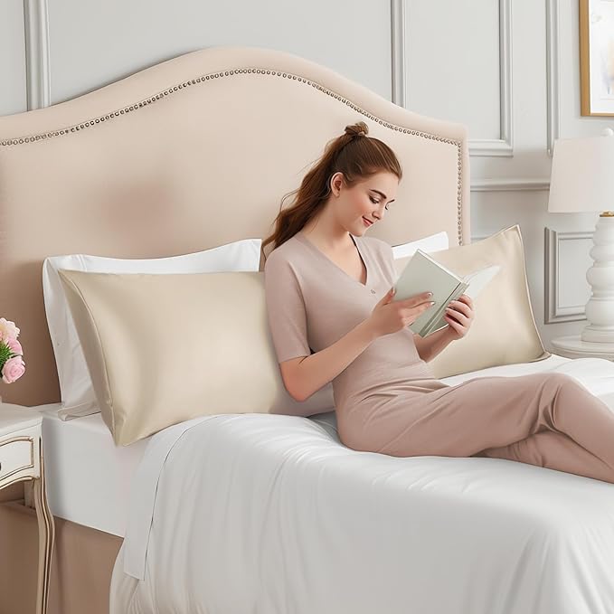 Mulberry Silk Cooling Pillowcase - 20 x 54 in