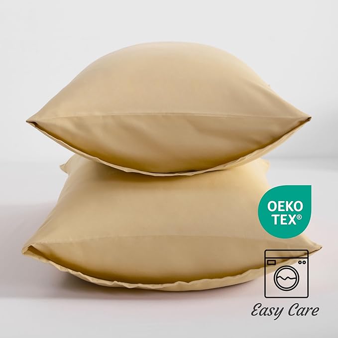 Microfiber Pillowcase Set - King - 20 x 40 in - 2 Pack - 2 Piece