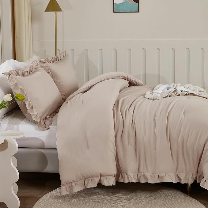 Microfiber Comforter Set - Queen - 90 x 90 in - 3 Piece
