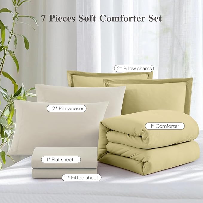 Comforter Set - King - 7 Piece