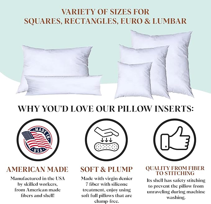 Down Alternative Pillow Insert