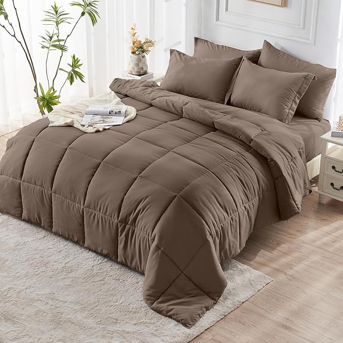 Down Alternative Comforter Set - California King - 7 Piece
