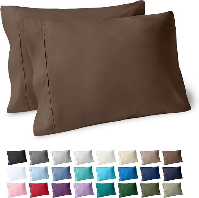 Microfiber Cooling Pillowcase Set - Queen - 2 Pack - 2 Piece