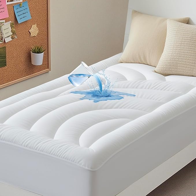 Waterproof Mattress Pad - Twin - 21 in Deep Pocket