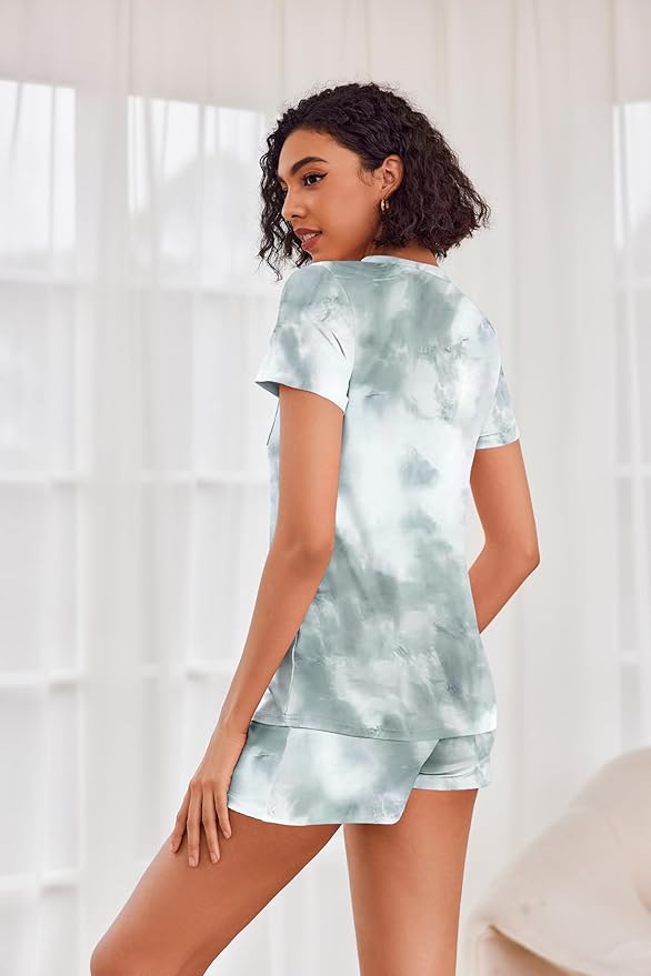 Women's Pajama Set - Short Sleeve - 2 Piece
