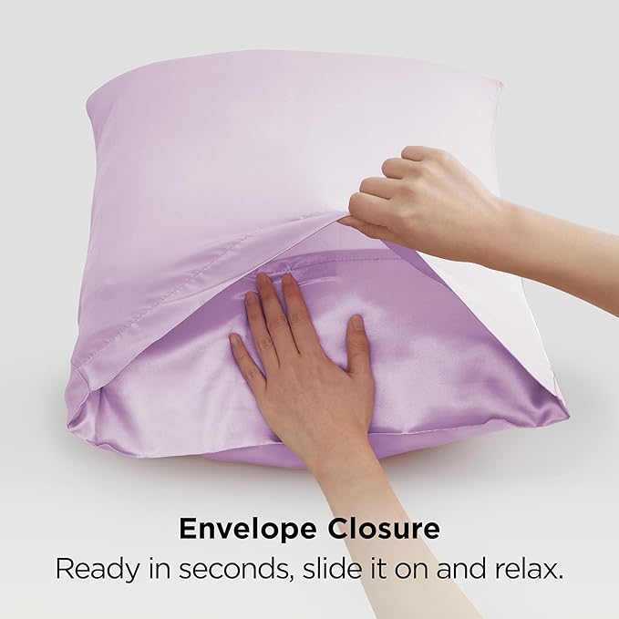 Satin Pillowcase Set - Standard - 20 x 26 in - 2 Piece