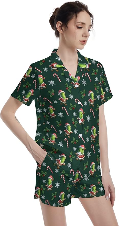 Women's Pajama Set - Short Sleeve - 2 Piece
