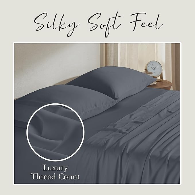 Bamboo Cooling Bed Sheet Set - Queen